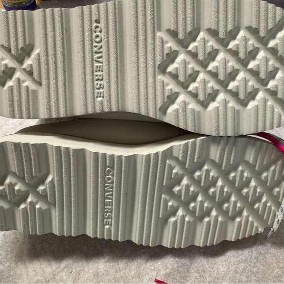 NEW Women's High-Top Sneakers - White and Pink- soft, buttery leather UNISEX - Picture 7 of 8